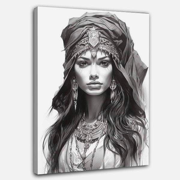 Portrait d'une Femme Arabe