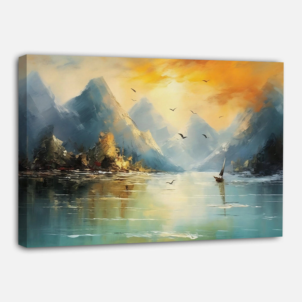 Lever Soleil Montagnes