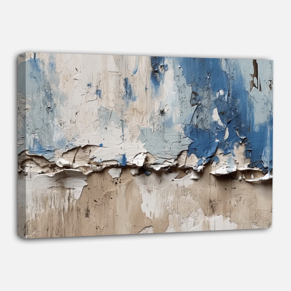 Abstrait Bleu Beige
