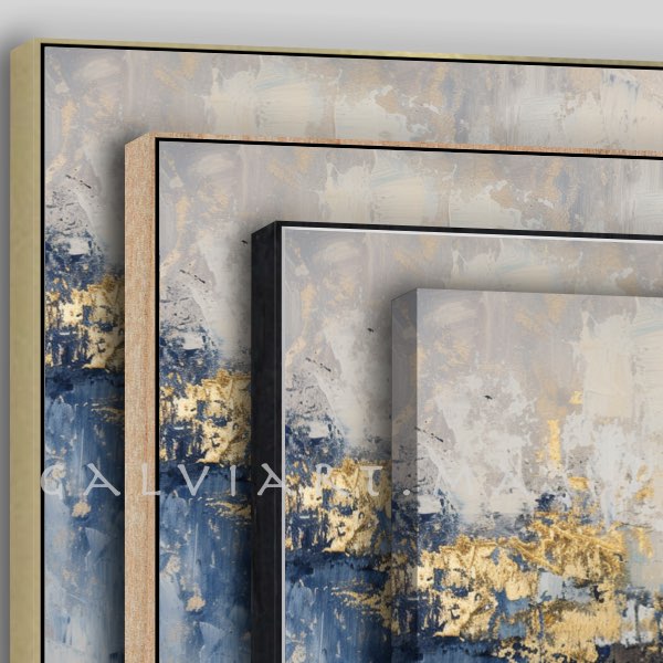 Layered Blue Gold