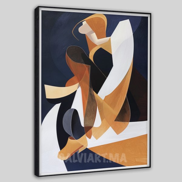 Femme Cubiste Abstraite