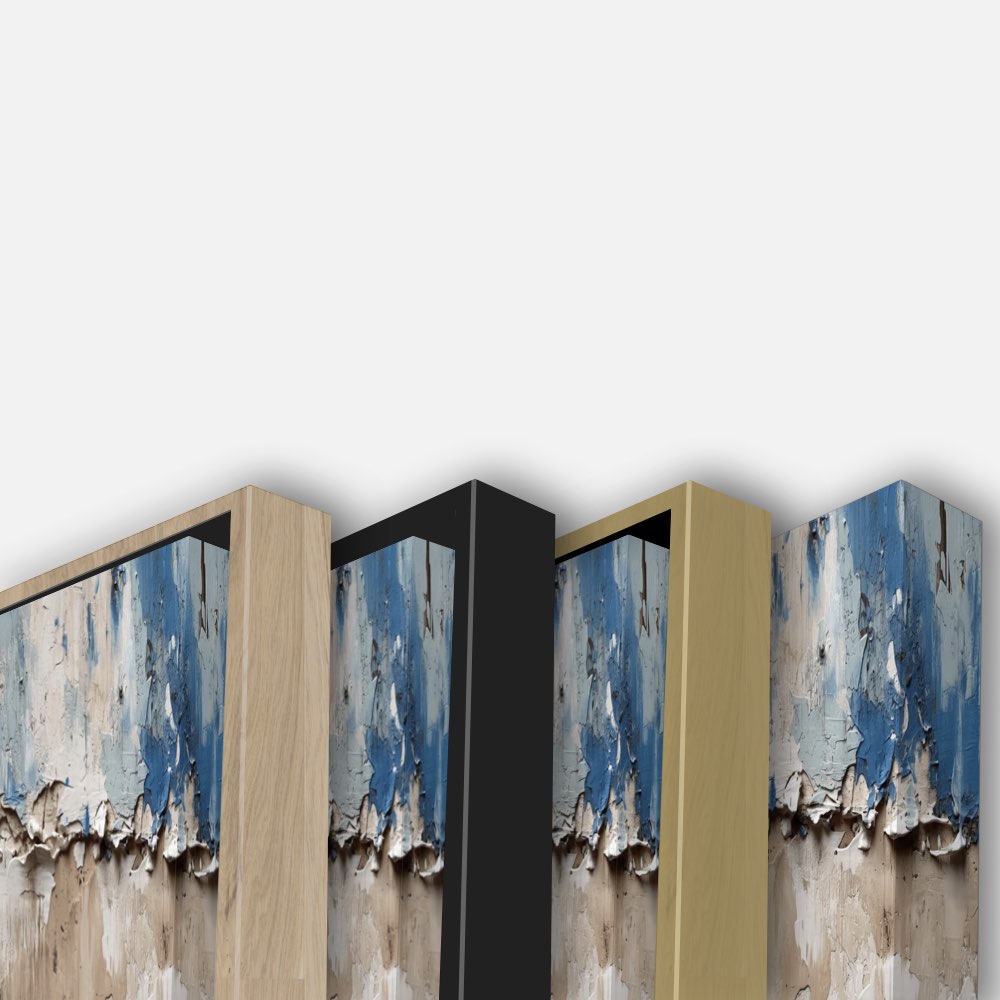 Abstrait Bleu Beige
