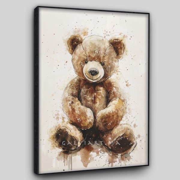 Ourson en Aquarelle Réaliste