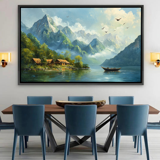 Paysage Montagne Lac