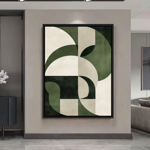 Art sur Toile : Élevez votre Décoration avec Harmonie Géométrique