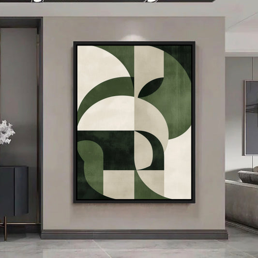 Art sur Toile : Élevez votre Décoration avec Harmonie Géométrique