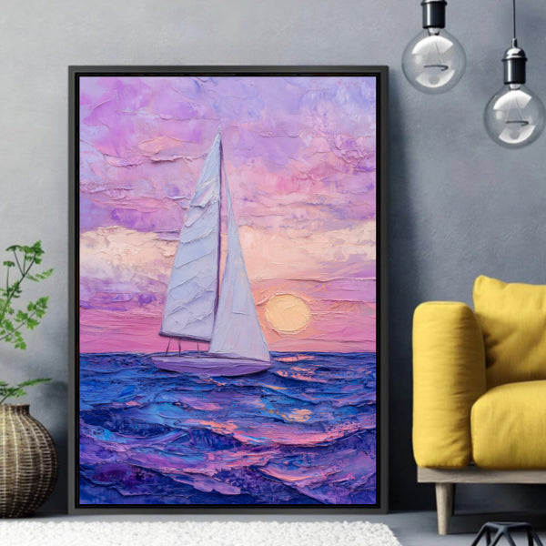Paysage marin pastel