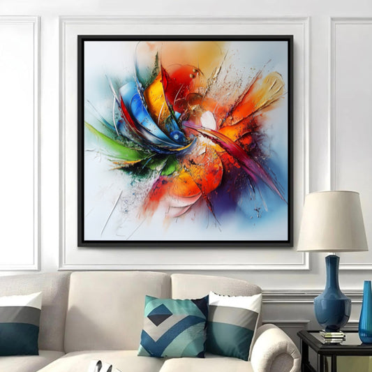 Art abstrait moderne - Couleurs élégantes pour bureau
