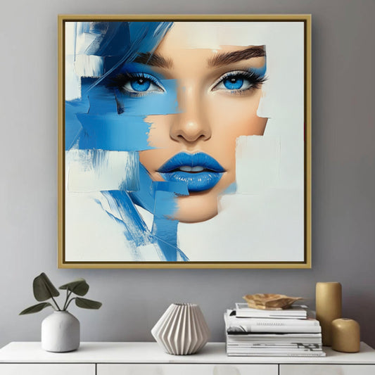 Beauté lèvres bleues