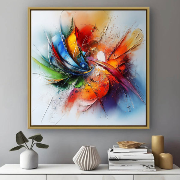Art abstrait moderne - Couleurs élégantes pour bureau