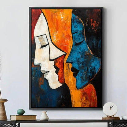 Tableau Abstrait Imprimé sur Toile - Décoration Murale Moderne