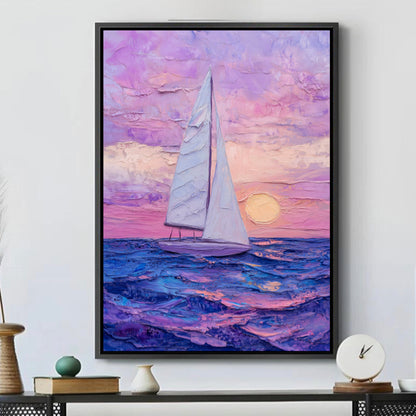 Paysage marin pastel