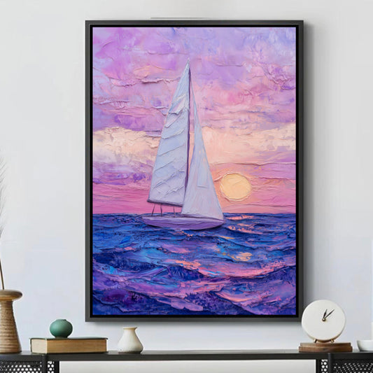 Paysage marin pastel