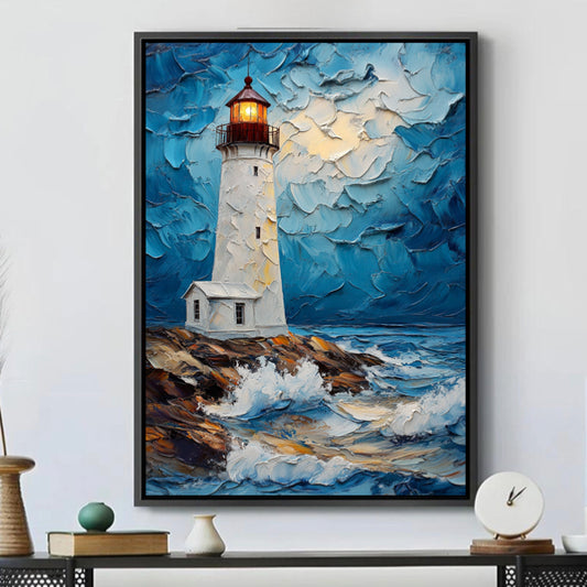 Nuit orageuse phare
