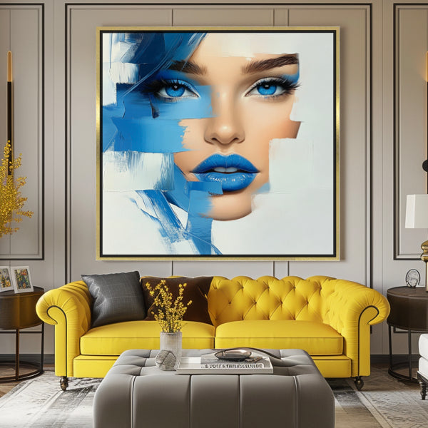 Beauté lèvres bleues