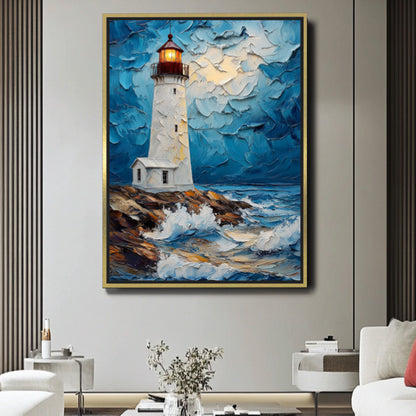 Nuit orageuse phare