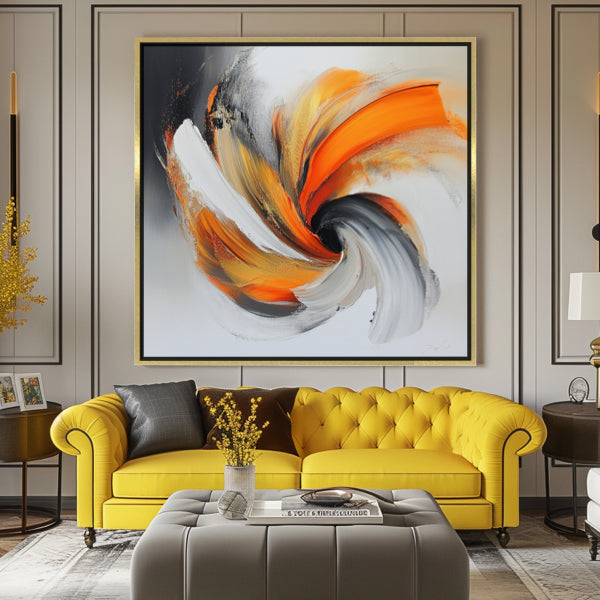 Art abstrait moderne - Couleurs élégantes pour bureau