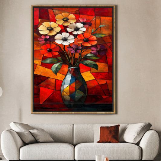 Fleurs Cubiste Minimaliste