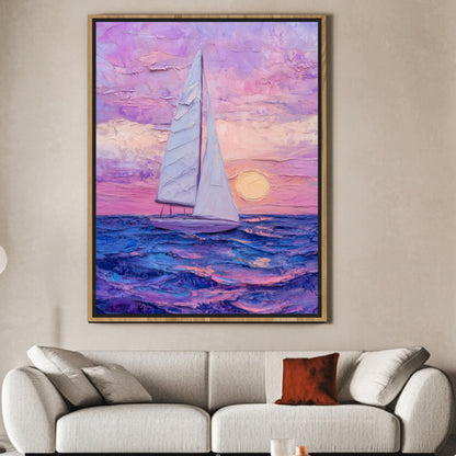 Paysage marin pastel