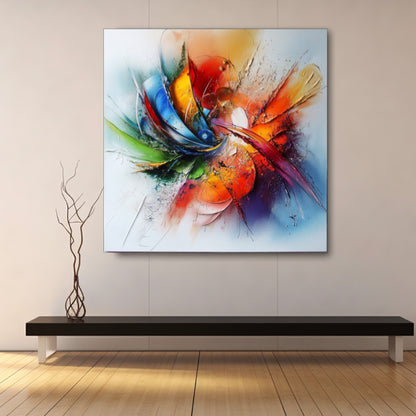 Art abstrait moderne - Couleurs élégantes pour bureau