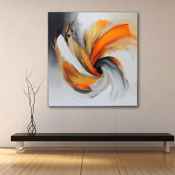Art abstrait moderne - Couleurs élégantes pour bureau