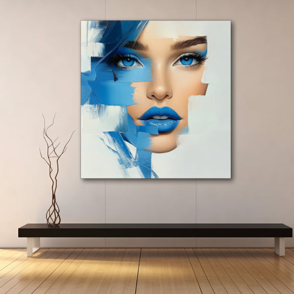 Beauté lèvres bleues