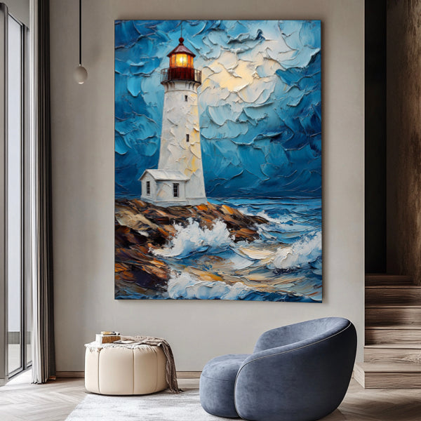 Nuit orageuse phare