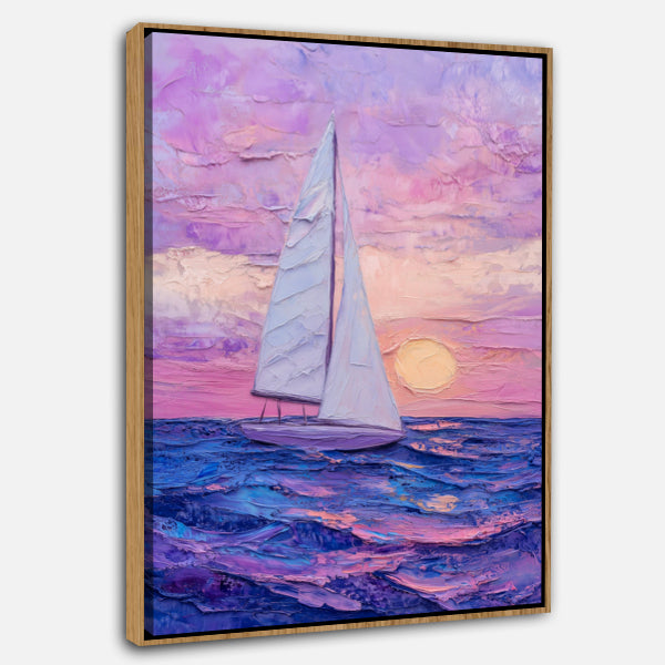 Paysage marin pastel