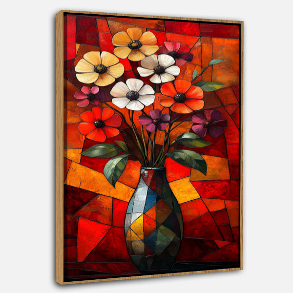 Fleurs Cubiste Minimaliste