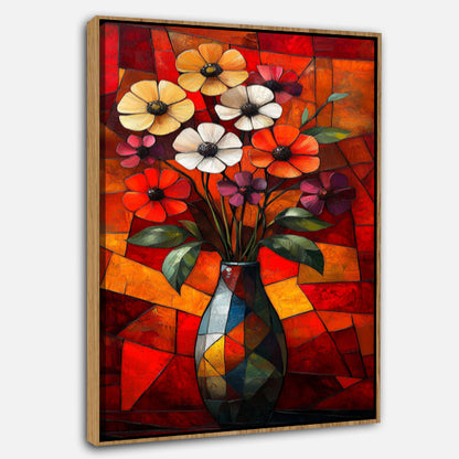 Fleurs Cubiste Minimaliste