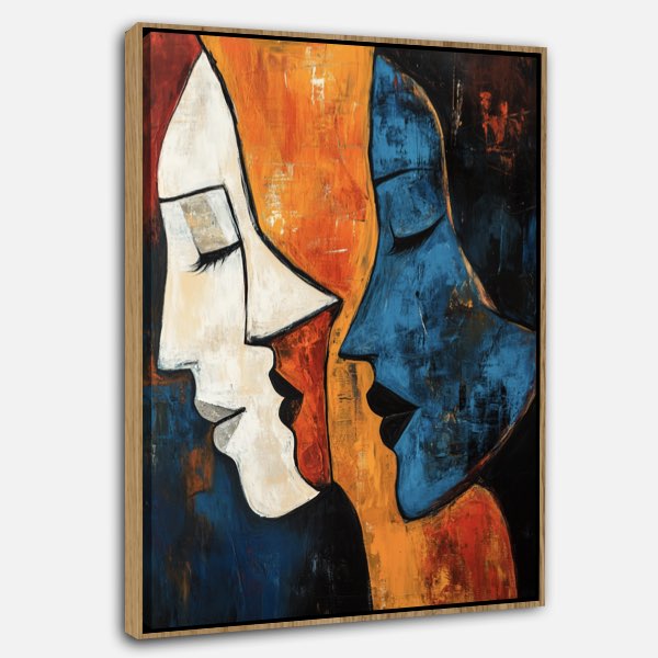 Tableau Abstrait Imprimé sur Toile - Décoration Murale Moderne
