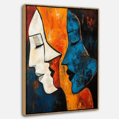 Tableau Abstrait Imprimé sur Toile - Décoration Murale Moderne