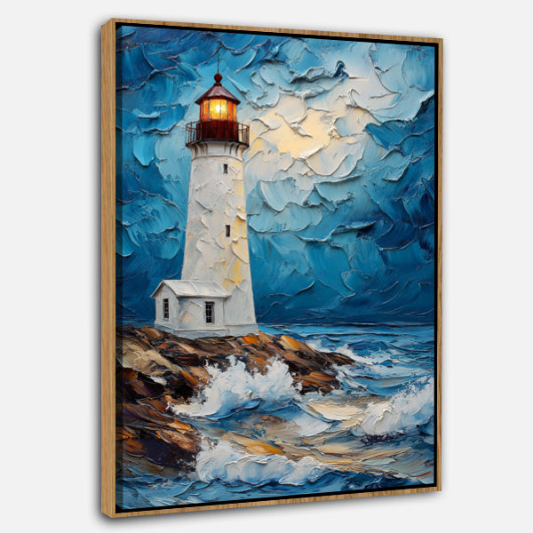 Nuit orageuse phare
