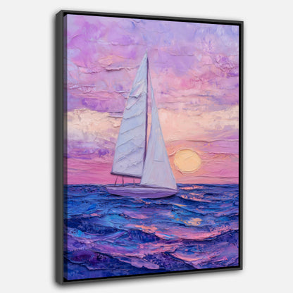 Paysage marin pastel