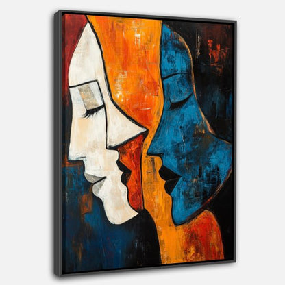 Tableau Abstrait Imprimé sur Toile - Décoration Murale Moderne