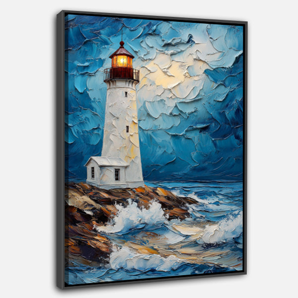 Nuit orageuse phare
