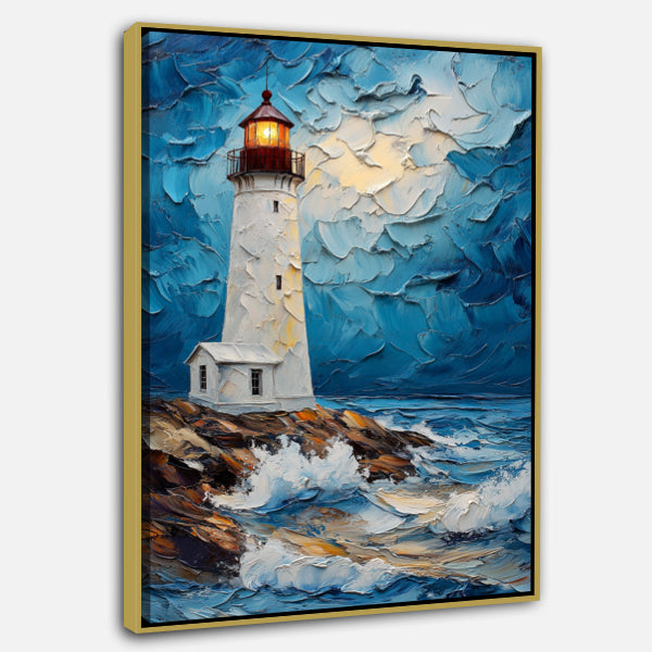 Nuit orageuse phare