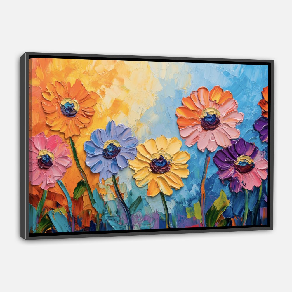 Fleurs reliefs vivants