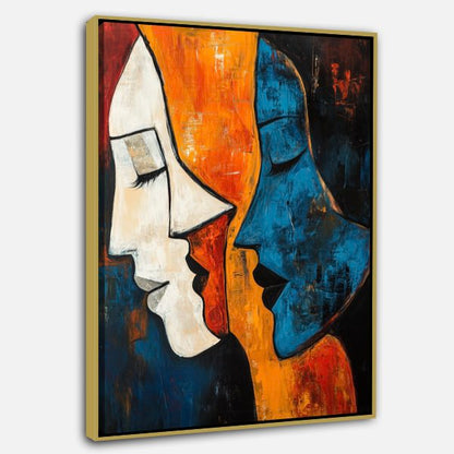 Tableau Abstrait Imprimé sur Toile - Décoration Murale Moderne