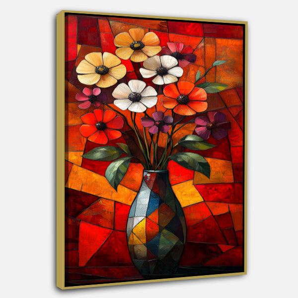 Fleurs Cubiste Minimaliste
