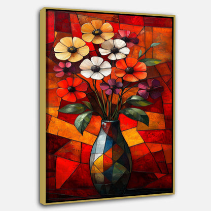 Fleurs Cubiste Minimaliste