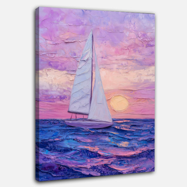 Paysage marin pastel