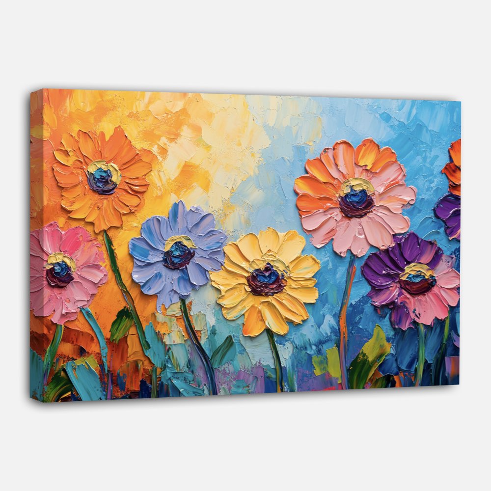 Fleurs reliefs vivants