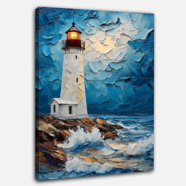 Nuit orageuse phare