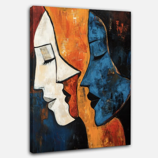Tableau Abstrait Imprimé sur Toile - Décoration Murale Moderne