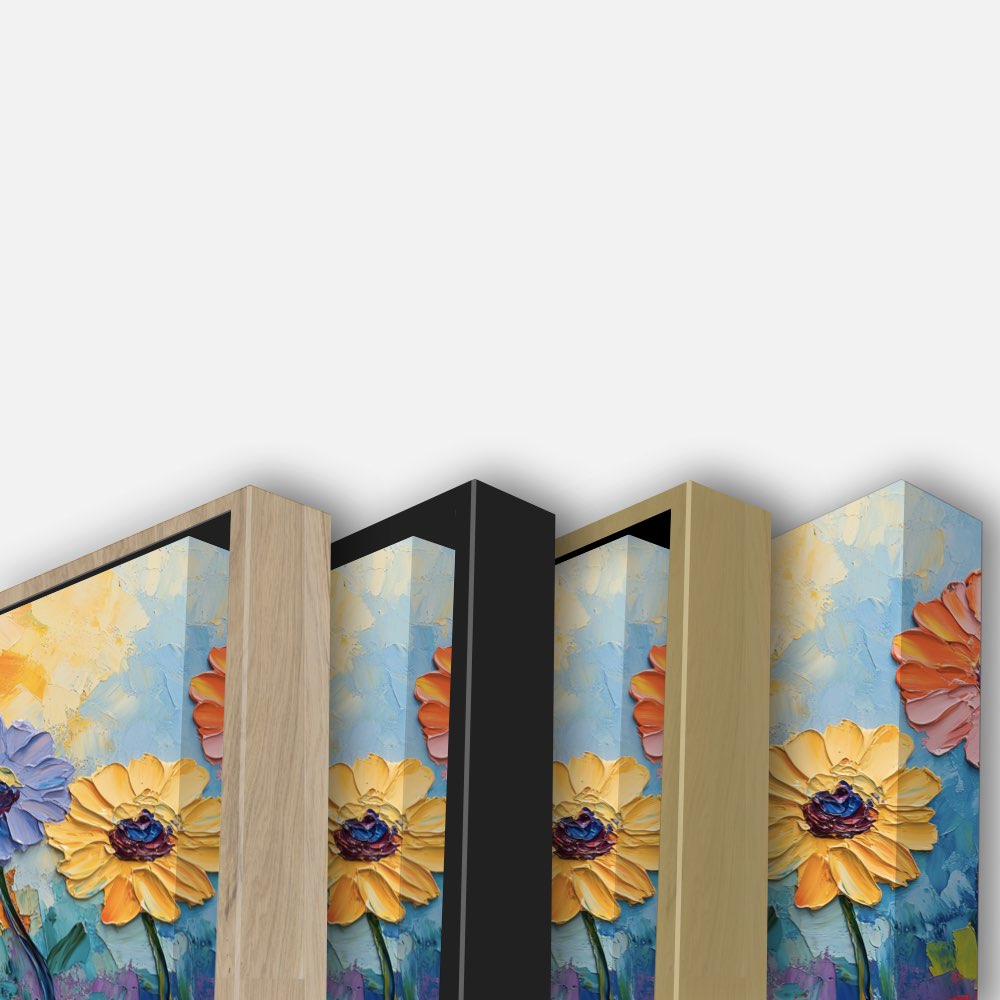 Fleurs reliefs vivants