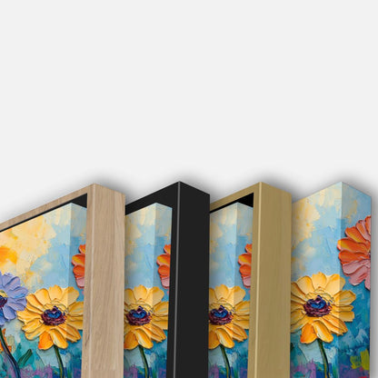 Fleurs reliefs vivants